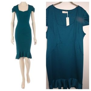 Dorothy Perkins Petrol Fishtail Dress